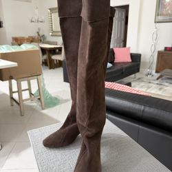 DIESEL SUEDE LEATHER BOOTS 21” Heights 