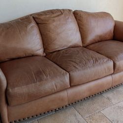 Top Grain Leather Couch