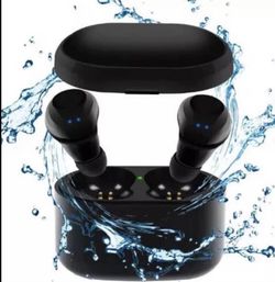 2020 mini waterproof wireless earbuds, Bluetooth earphones compatible with iPhone and Android