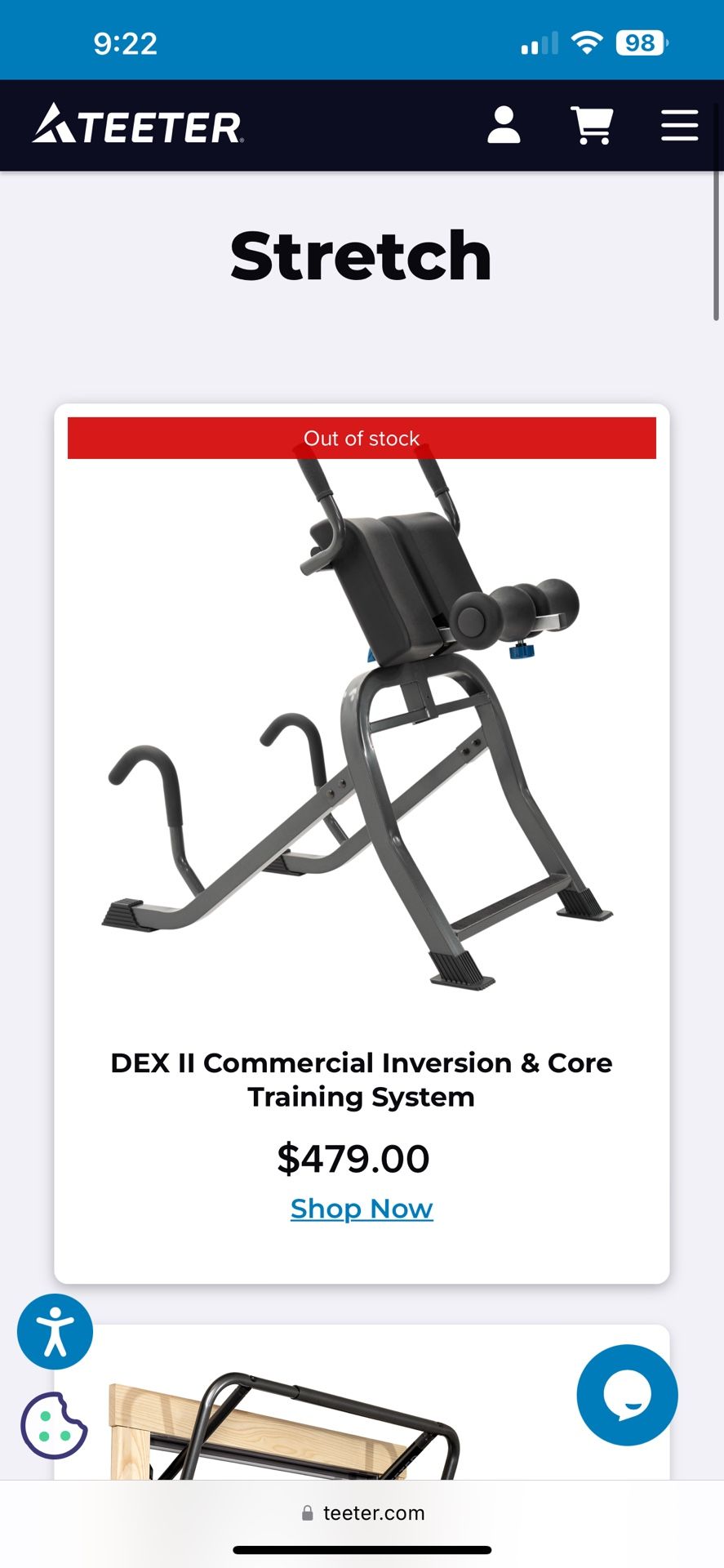 Teeter DEX II Commercial Inversion System