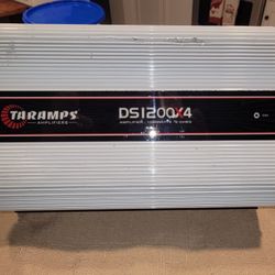 For Sale This " Used " Taramps DS 1200x4 Car Music Amplifier,  4channels , 2 Ohms