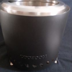 CooZoom Fire Pit Stainless Steel 8.6 Inch New