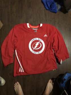 Rare Made In Canada Red Lightning Practice Jersey