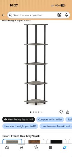 Corner shelf
