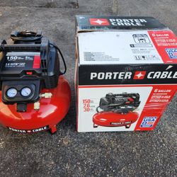 NEW 150 PSI 6 GALLON PORTER CABLE PORTABLE AIR COMPRESSOR 