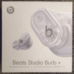 (NEW) BEATS STUDIO BUDS+ (CLEAR) 