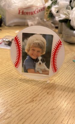 Photo Baseball Plastic Frame