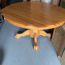 Dining Table Oak  w/ Chairs 
