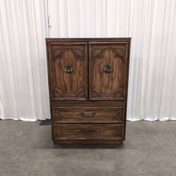 First Family Wood Two-Door Armoire with Drawers