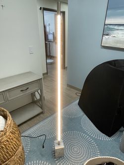 LED Light w/ Marble Block Base