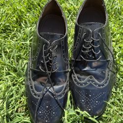 Florsheim Black Men's Dress Shoes Brogues Wingtips Size 10.5E