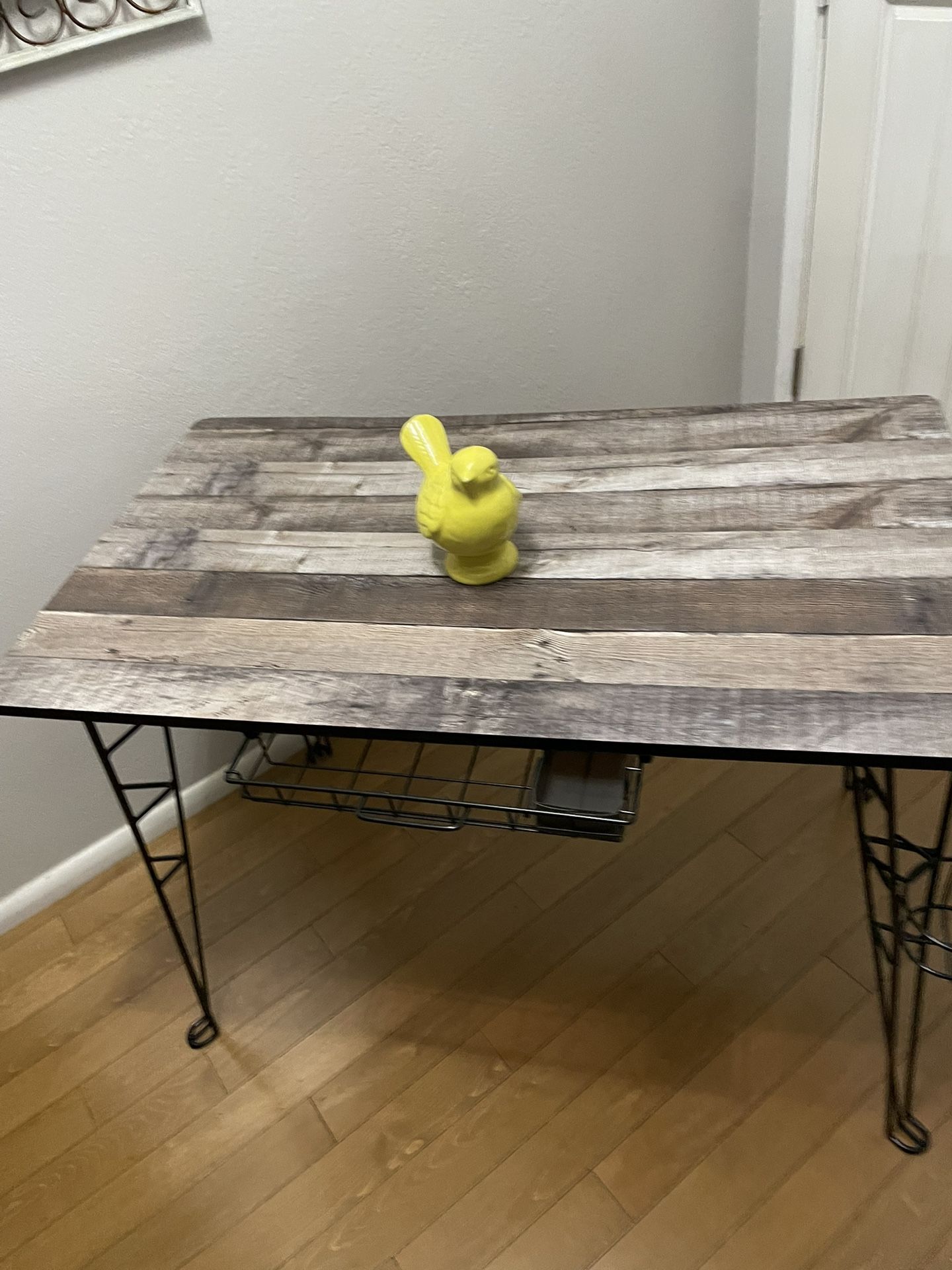 Shabby Vanity/ desk - 40 inches wide/ 23.5 inches deep / 29 inches high