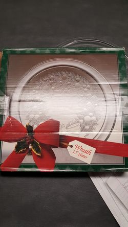 Christmas Wreath Platter