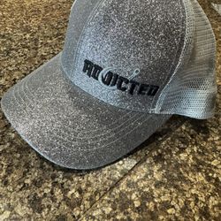 C.C. womens addicted fishing glitter hat