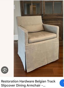 Restoration hardware dining chairs (6)