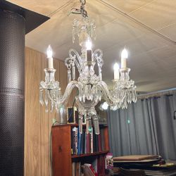 Crystal Chandelier, Very old! Very cool, And Very Crystal