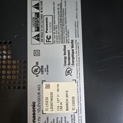 55" Panasonic TC-L55E50 Flat LCD TV