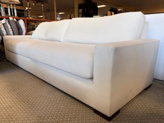 RESTORATION HARDWARE Maxwell Natural Fabric 2-Cushion Sofa
