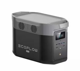 EcoFlow Battery Generator DELTA 2 Max Solar Generator, 2400W Output,2048Wh LFP Power Station for Home Backup Push-Button