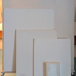Metal Table Easel And Several Blank Canvases Painting Artwork Artist