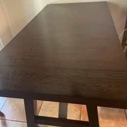 Extendable Brown Dining Table