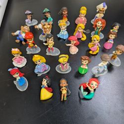 Disney Princess Comics Figures Lot Of 25