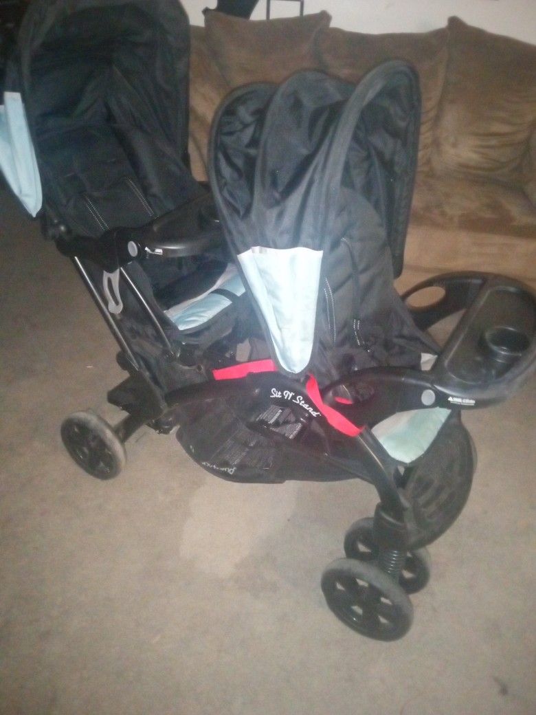 Double Stroller Baby Trend Brand