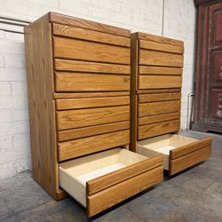 Delivery is available solid wood chest dresser with 5 storage drawers$190❗️ Each ❗️OBO!