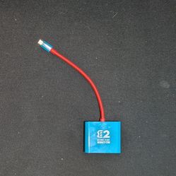 Portable TV Dock for Nintendo Switch / OLED - G2 USB-C to HDMI Adapter Hub - Blue/Red