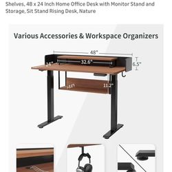 Desk - Electric Sit And Stand