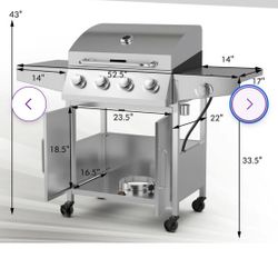 Costway Single Propane BBQ