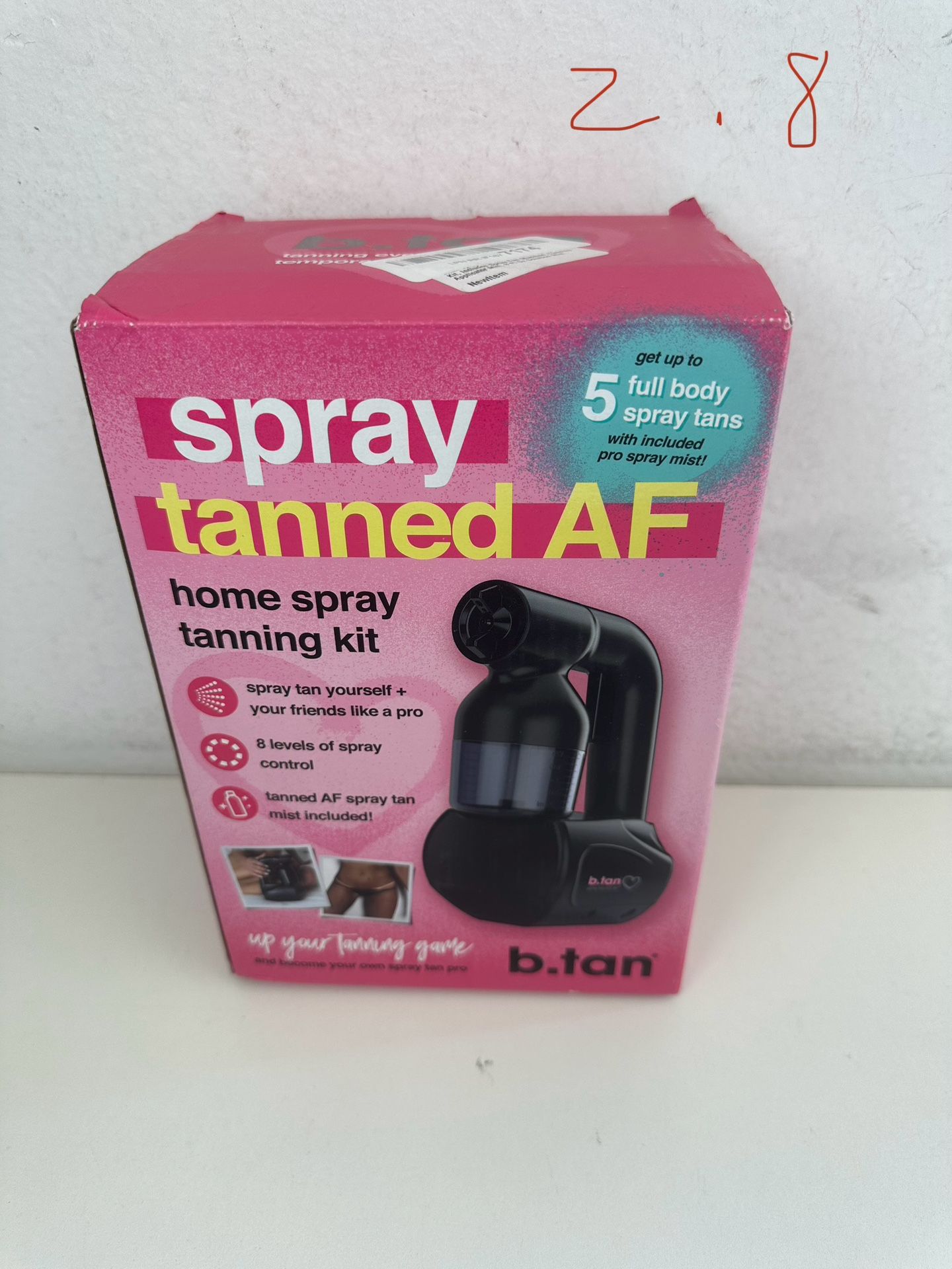 b.tan Spray Tan Kit | At Home Spray Tanning Kit & 8oz. Spray