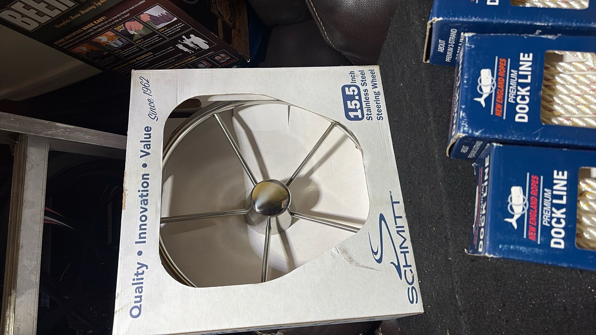 Stainless Steel Steering Wheel 