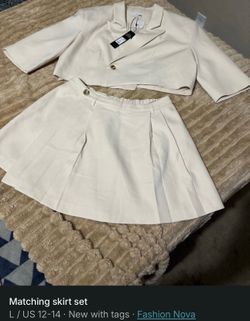 Matching skirt set