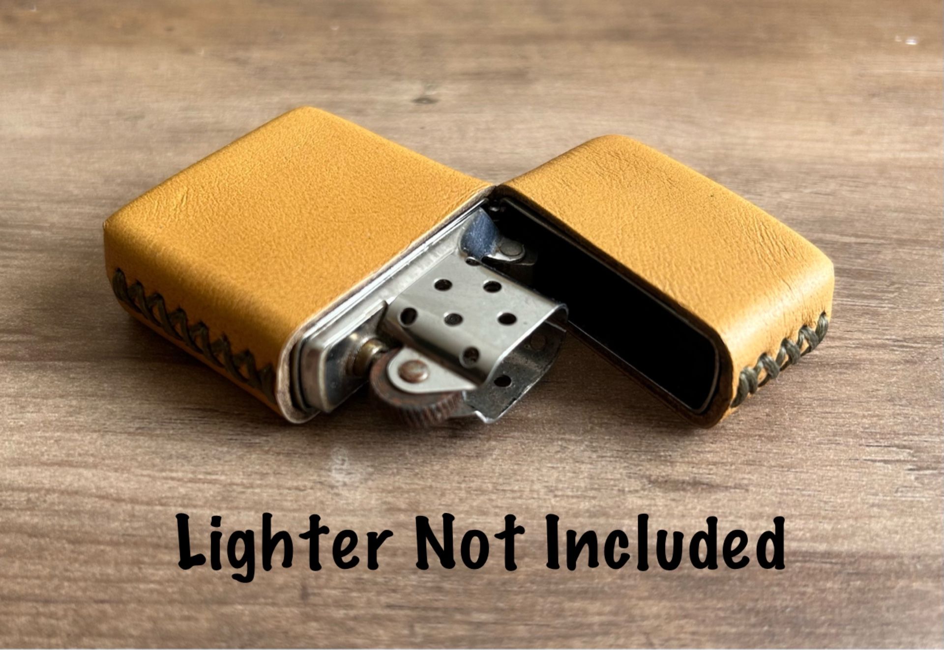 Genuine Leather Case for Zippo Lighter Standard Size (Made in USA 🇺🇸)