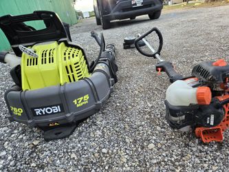ECHO
21.2 cc Gas 2-Stroke Lawn Edger and  Ryobi Backpack Blower