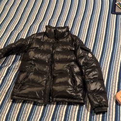 Men’s Moncler Maya Short Down Jacket -Black - Size S