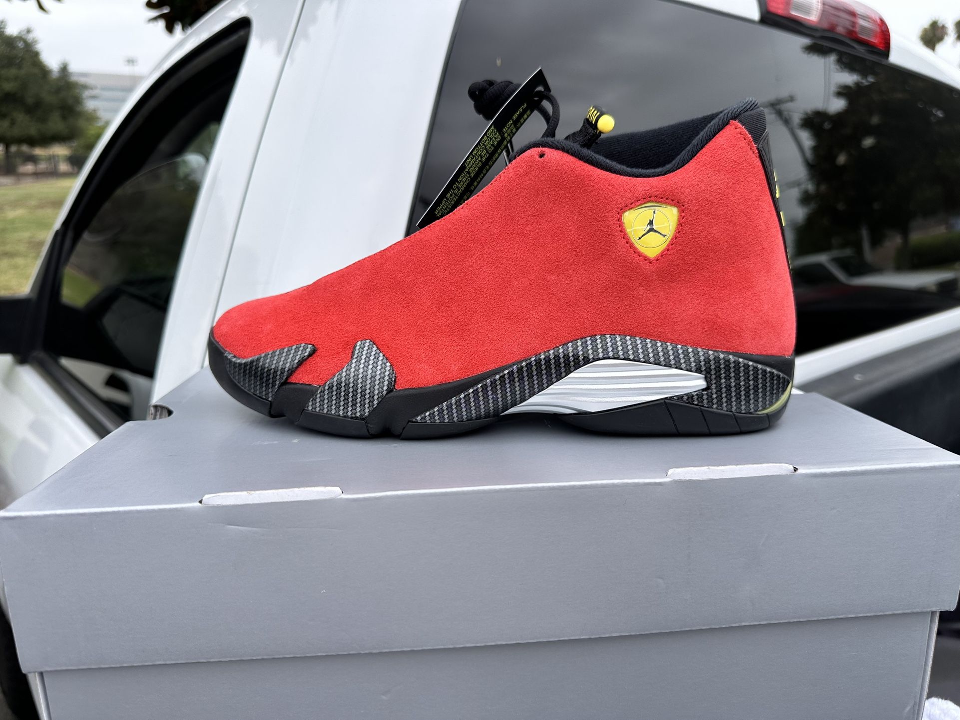 Jordan 14’s Ferrari Red