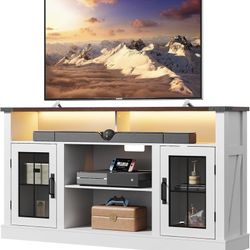 Farmhouse TV Stand for 65 Inch TV