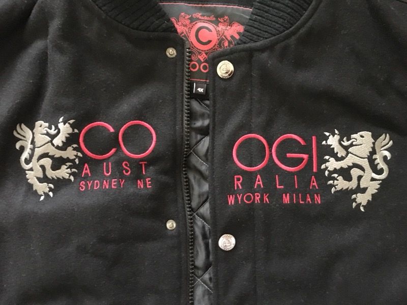 Vintage Coogi Wool Bomber jacket (stitched) Y2K