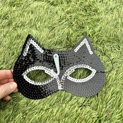 Cat Mask For Halloween Costume 
