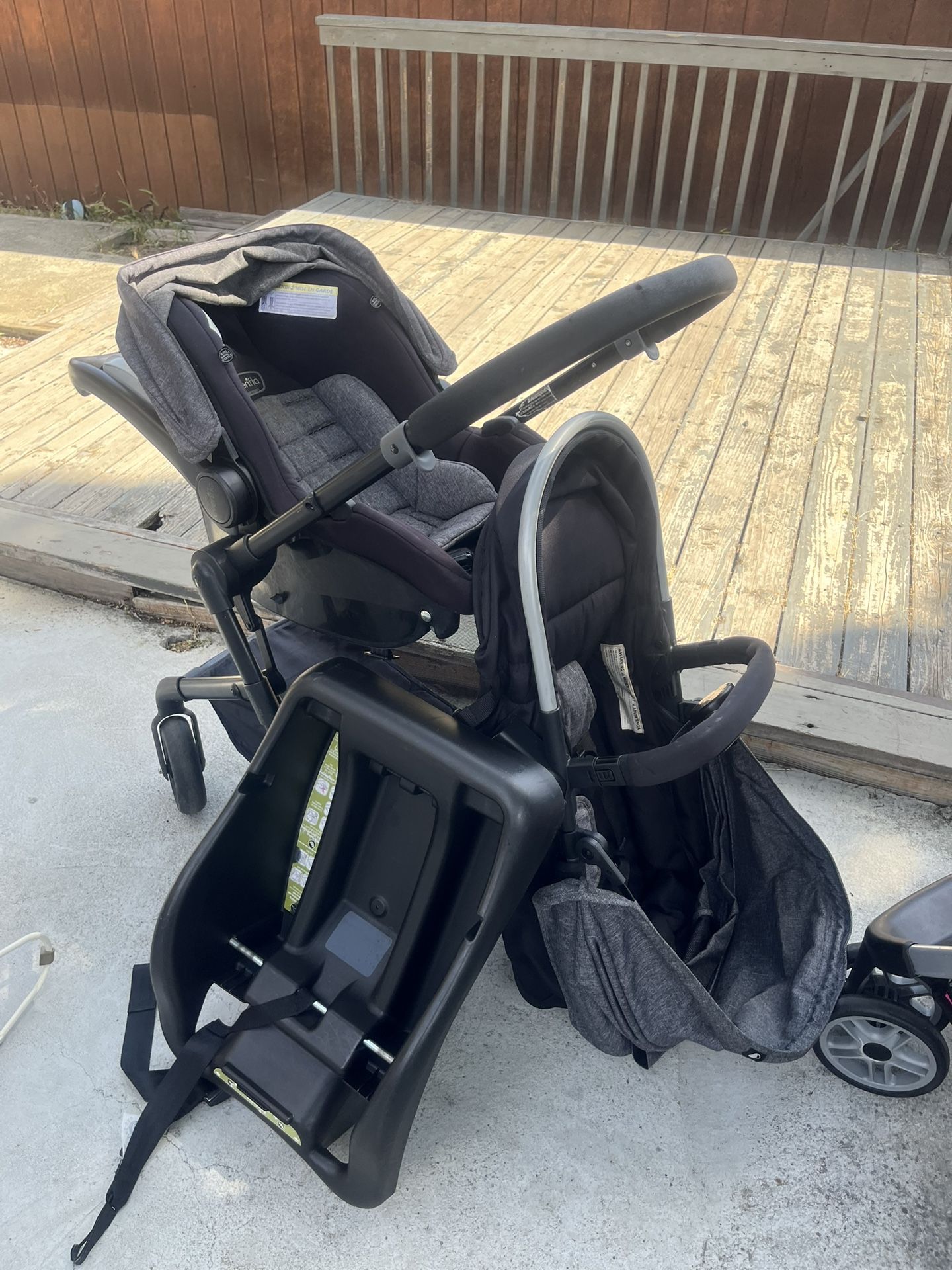 Baby Stroller And Car Seat
