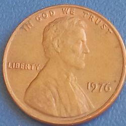 Rare 1976 Error Penny No Mint Mark