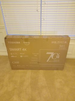 -Read Info- New 2026 Model 50 In. Toshiba 4k Smart TV W/Remote