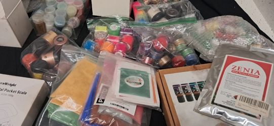 Supplies To Make Lipstick, Lipgloss, Mascara, Blush & Tubes