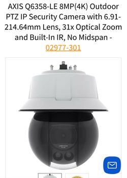 Axis outdoor security camera