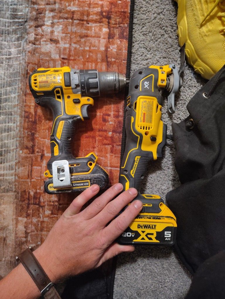 DeWalt Multi Tool And 1/2 Drill Driver