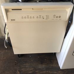 KENMORE OFF WHITE DISHWASHER DISH WASHER WORKS PERFECT CLEAN!!!