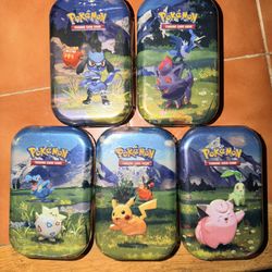 Full collection AH Mini Tins/Knock out Collection @ Retail 