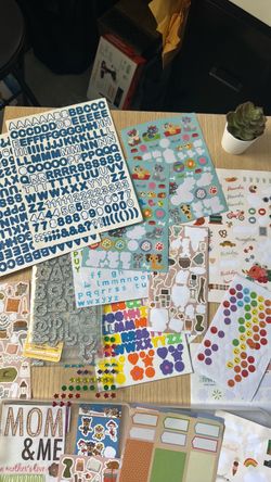 Various Scrapbook Stickers